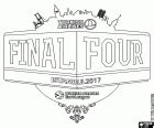 The 2016 NBA Finals coloring page printable game