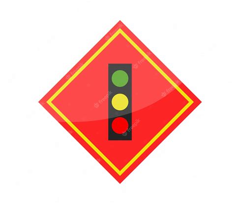 Premium Vector | Caution sign road