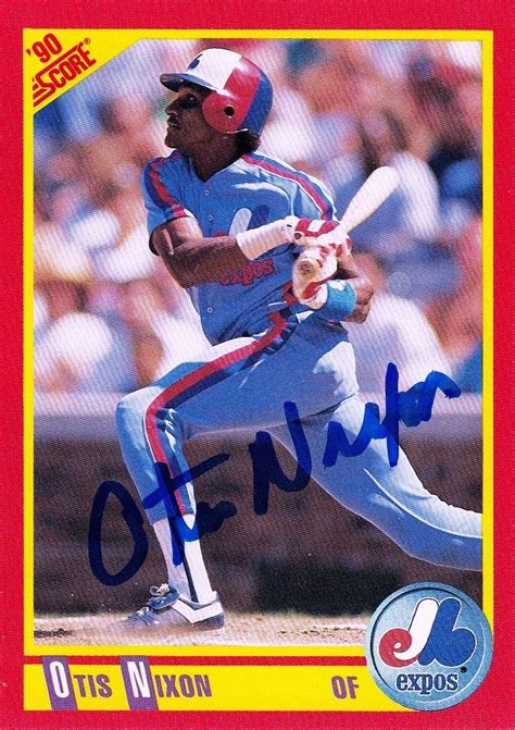 Otis Nixon Mlb Players, Expos, Otis, Nixon, Baseball Cards, Sports, Hs Sports, Sport