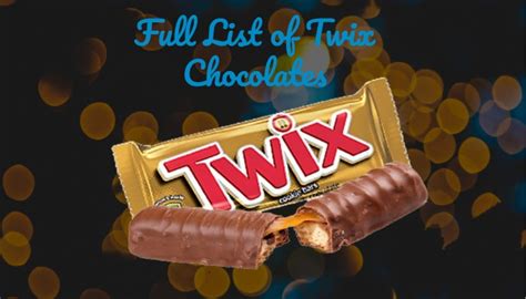 All Twix Chocolates | List of Twix Products, Variants & Flavors ...