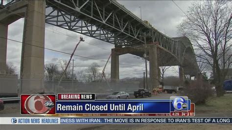 Delaware River Bridge, connecting Pa. and NJ turnpikes, closed until at ...