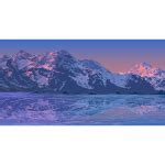 Mount Hood reflected in Mirror Lake Oregon | Free SVG