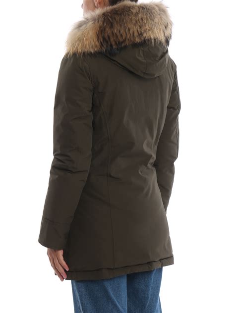 Woolrich - Arctic Parka army green padded coat - padded coats - WWCPS1447CN02DAG