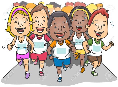 Cartoon People Running – 101 Clip Art