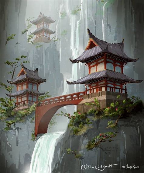 Japanese Temple by E-sketches on DeviantArt | Japanese temple, Japanese ...