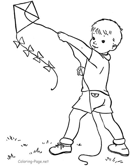 National kite flying day black white clipart - Clip Art Library