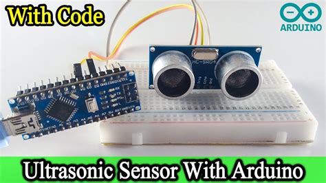 Ultrasonic sensor with code [Arduino nano project] - YouTube