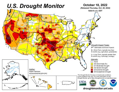 Current U.S. Drought Map Reveals Half of Nation Suffering Nature's Extremes