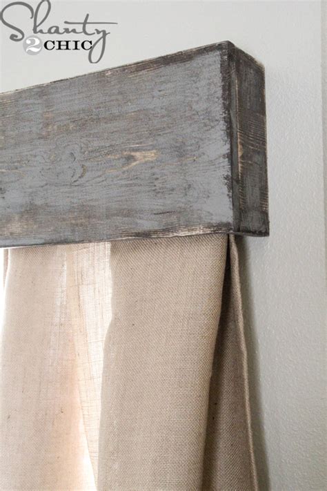 Diy Wood Valance - Renter Friendly, No Holes, No Damage $10 and 10 ...