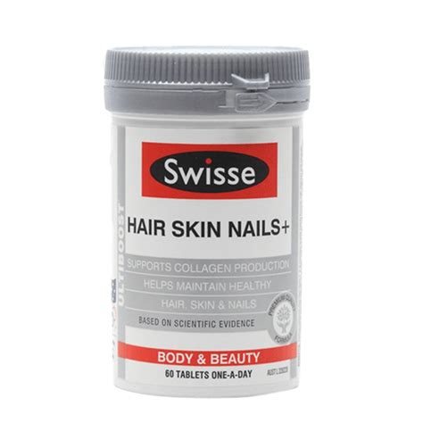 Viên uống Swisse Hair Skin Nails 60 viên đẹp da móng tóc