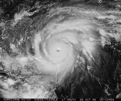 Hurricane Mitch - Visible 26 October/17:45UTC