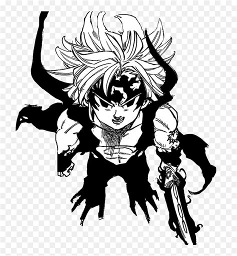 Ten Commandments Meliodas Render - Seven Deadly Sins Manga Meliodas ...