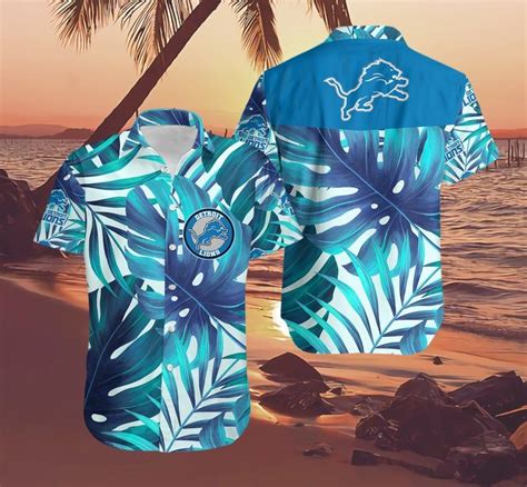 Detroit Lions Hawaii Shirt NFL Football Team For Fans - Meteew