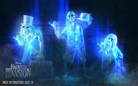 New Haunted Mansion Wallpapers Featuring Hitchhiking Ghosts and Madame Leota