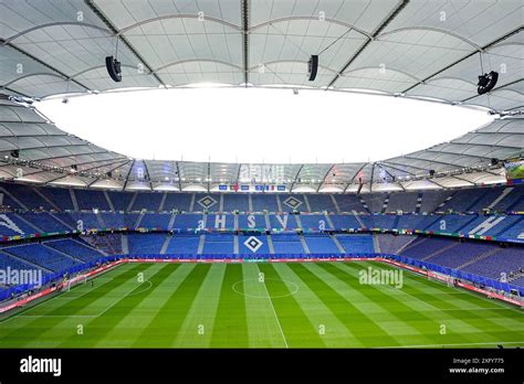 Hamburg, Germany, July 5th 2024: General view inside the stadium Volksparkstadion during the ...