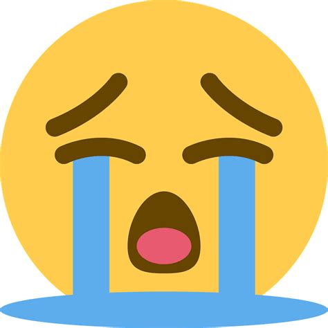 Crying Face Emoji Clipart Free Download Transparent Png Creazilla Images | Images and Photos finder