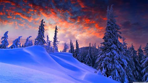 4k Winter Landscape Wallpapers - Wallpaper Cave