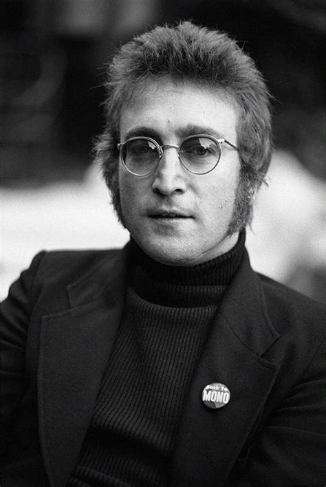 John Lennon, Back to Mono Pin, Los Angeles, 1973 | San Francisco Art ...