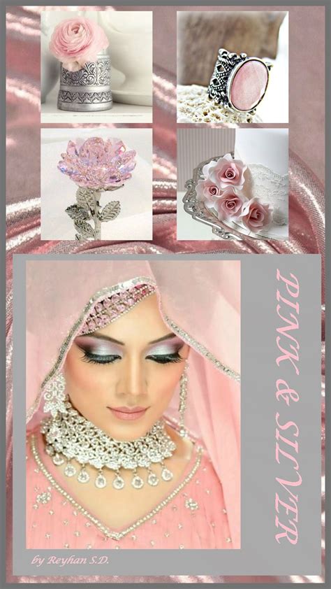 '' Pink & Silver '' by Reyhan S.D. | Color collage, Paint color schemes, Color mixing