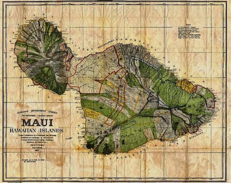 Pin by Martin Geoffrey on Maui in 2021 | Vintage world maps, Maui, Island