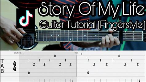 Story Of My Life - One Direction | Guitar Tutorial Fingerstyle | TAB + CHORD - YouTube