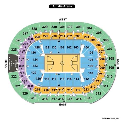 Tampa Bay Lightning Seating Chart Rows And Columns | Elcho Table