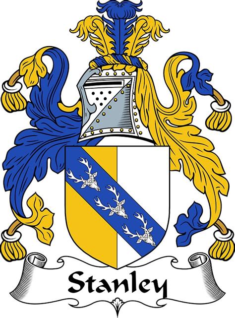 "Stanley Coat of Arms / Stanley Family Crest" Stickers by William ...