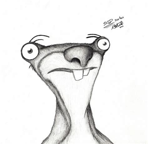 Sid the Sloth by HappyFridge on DeviantArt