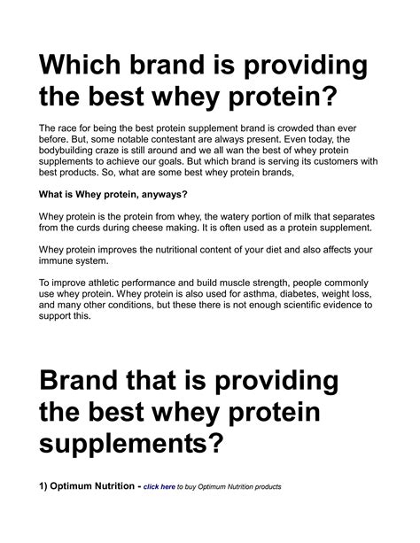 best whey protein by davidf9999 - Issuu