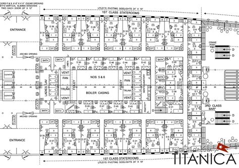 Titanic D Deck Plans Drawings