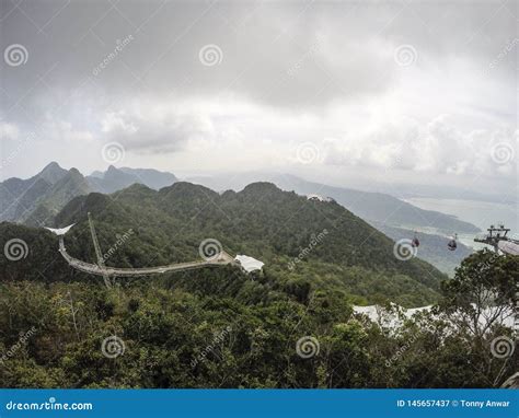 Langkawi Sky Bridge stock image. Image of langkawi, view - 145657437