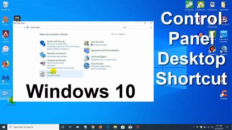 How to Open Control Panel in Windows 10 & Make a Control Panel desktop shortcut in Windows 10 ...