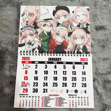 Update more than 86 calendar 2023 anime - in.coedo.com.vn