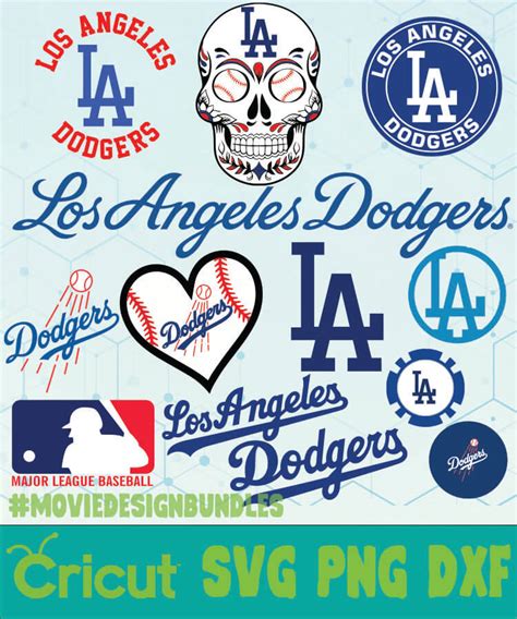 Los-Angeles-Dodgers Logo Design Bundle Svg, Sport Svg, Clipart, Cut ...