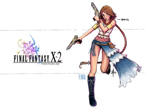 -- FFX-2: yuna wallpaper -- by jadedice on DeviantArt