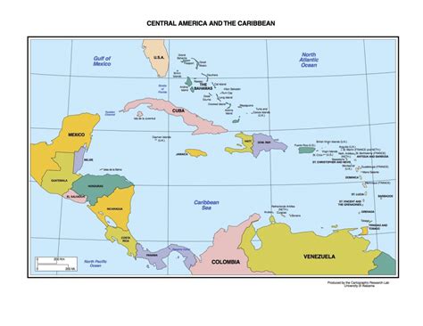 Printable Central America Map Quiz - Printable US Maps