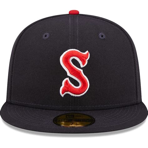 New Era Salem Red Sox Navy Authentic Collection 59FIFTY Fitted Hat