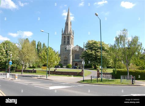 Parish Church Of Kingsbury, Kingsbury, London, England, Uk Stock Photo ...