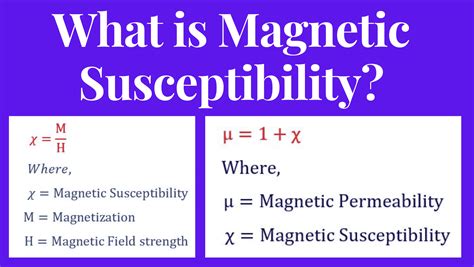 Magnetic Susceptibility- Formula, Definition, Unit