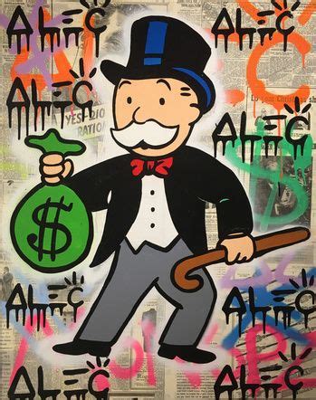 Monopoly Street Art with Money Bag | Street art, Trill art, Money bag