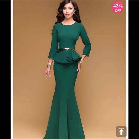 Jade Green Evening Dress | Color: Green | Size: L | Womens maxi dresses, Evening dresses, Cheap ...