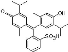 Chemical structure of thymol blue. | Download Scientific Diagram