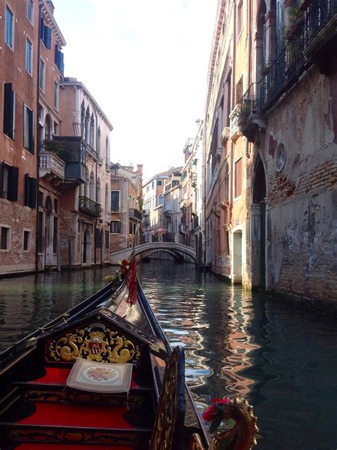 Venice, Italy. Gondola Ride in the Floating City