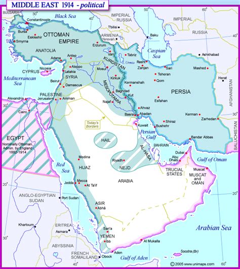 Historical Maps of the Middle East