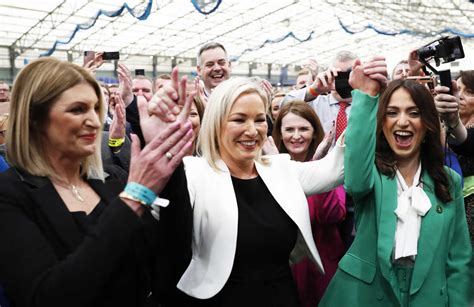 Sinn Fein celebrates an historic election win in Northern Ireland : NPR