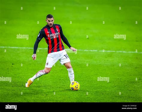 Theo Hernandez of AC Milan in action during the 2020–21 Serie A match ...