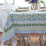 Pomegranate Blue Tablecloth