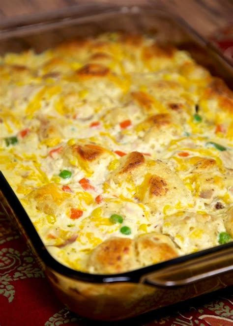 Delicious Bubble Up Chicken Pot Pie Casserole – 99easyrecipes