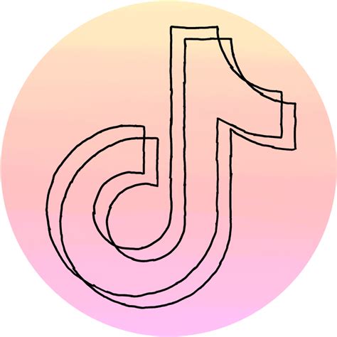 Pink Tik Tok Logo Png