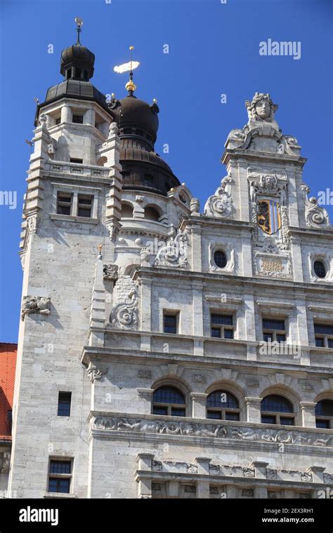 Germany landmarks - Leipzig City Hall. New City Hall (Neues Rathaus) in ...